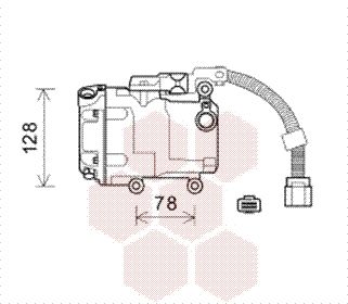 VAN WEZEL Компрессор, кондиционер 5300K582